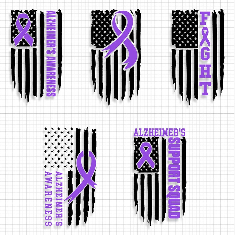Alzheimers Awareness Svg Alzheimers Svg Alzheimers Disease Alzheimers ...