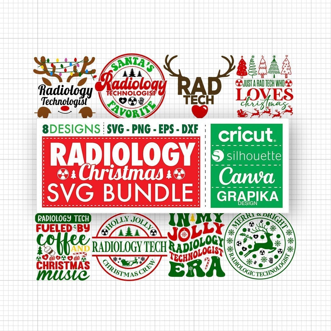 Christmas Radiology Svg Christmas Svg Xray Svg Christmas Crew Svg