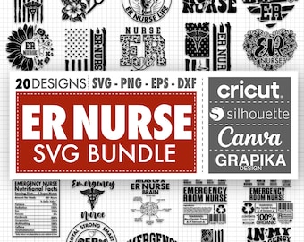 ER Nurse Svg Emergency Nurse Svg Er Nurse Stethoscope Svg Emergency Department Nurse Appreciation ER Nurse Gifts ER Nurse Png Er Nurse Shirt