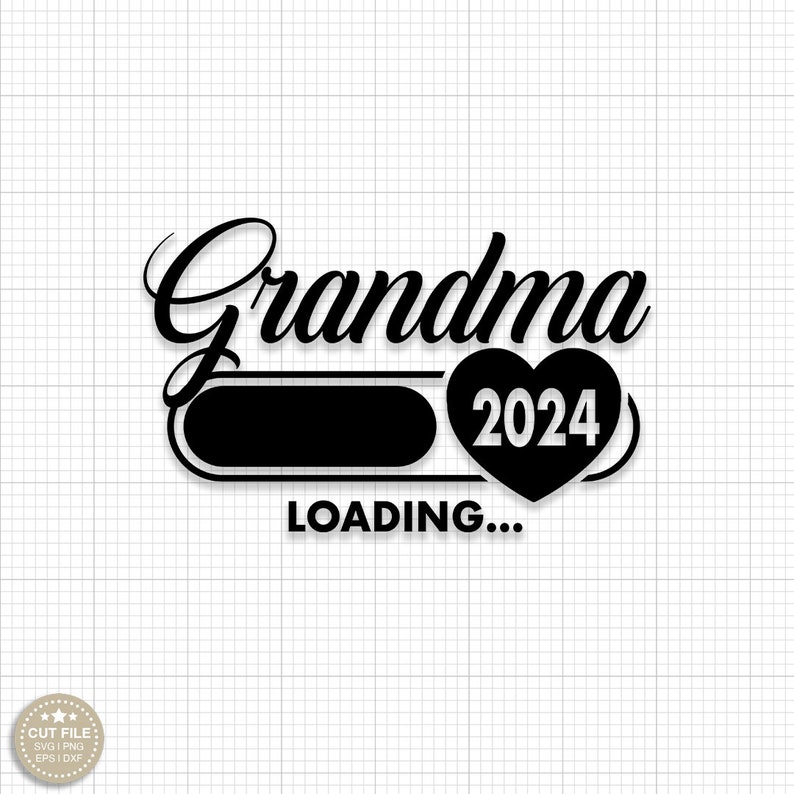 Grandma to Be Svg Grandma 2024 Svg Grandmother to Be Png First Etsy