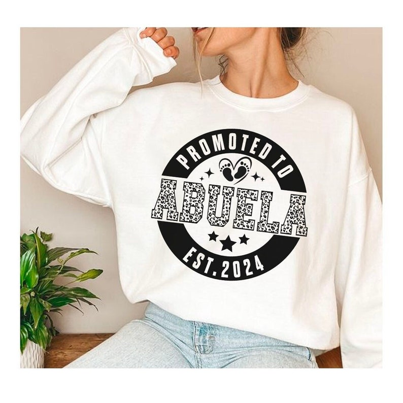 Abuela to Be Svg Grandma to Be 2024 Svg Promoted to Abuela Etsy Ireland