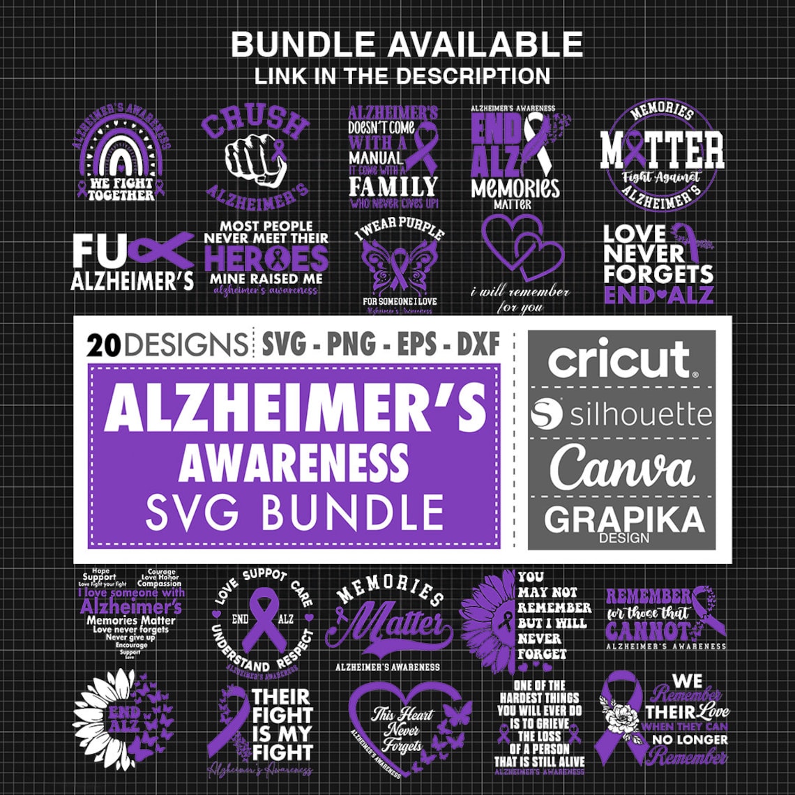 Alzheimers Awareness Svg Alzheimers Svg Alzheimers Disease Alzheimers ...