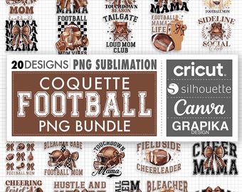 Coquette Football Mom Png Football Mom Shirt Football Mama Png Football Mom Png Game Day Fall Football Png Football Season Png Sports Png