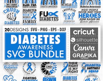 Diabetes Awareness Svg for Diabetes Shirt Svg Diabetes Support Svg for Diabetes Awareness Month Svg Diabetes Gifts for Type 1 Diabetes Png