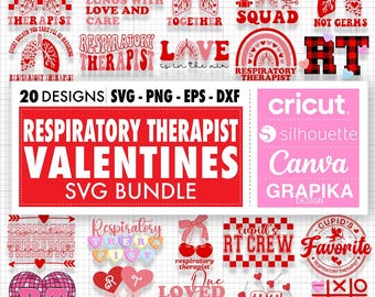 Respiratory Valentines Svg for Respiratory Therapist Gift Respiratory Shirt for Rt Valentines Svg Therapist Valentines Day Respiratory Gift