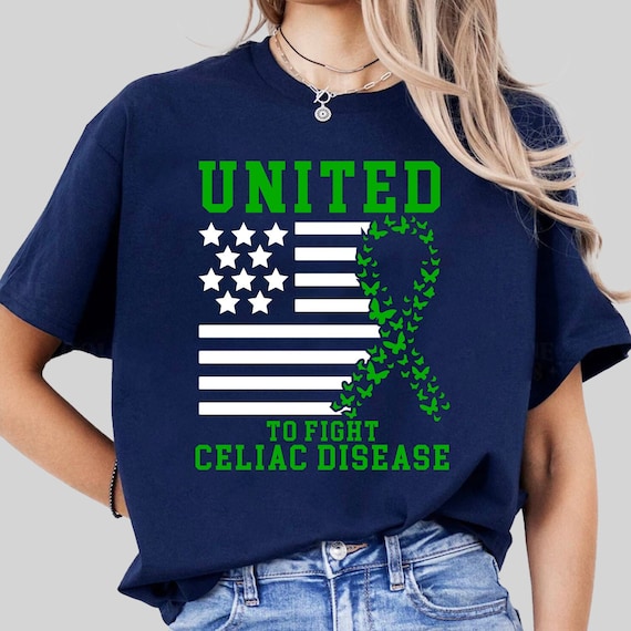 Support Celiac Disease Awareness Flag T Shirt Support Celiac Disease Awareness Flag T Shirt