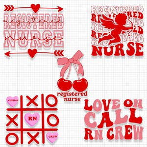 Rn Valentine Svg for Valentines Day Cupid Favorite Nurse Svg for ...