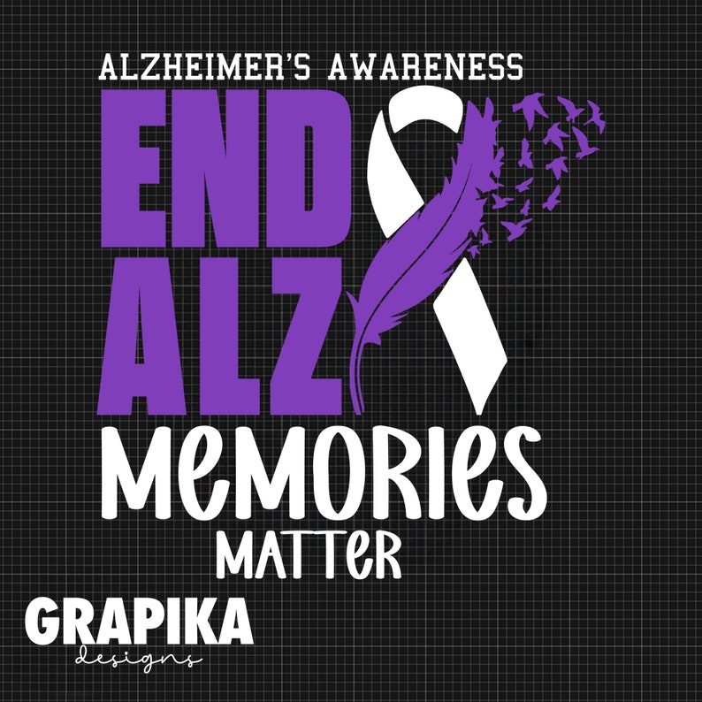 Alzheimers Awareness Svg Alzheimers Svg Alzheimers Disease Alzheimers ...