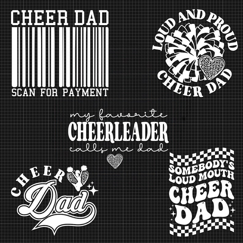 Cheer Dad Svg Cheer Dad Dad Svg Cheer Svg Cheer Dad Shirt Cheerleader Svg Sports Dad  Cheer Shirt Svg Cheer Png Cheer Clipart Fathers Day Svg Happy fathers day svg Fathers day gift Gift for dad