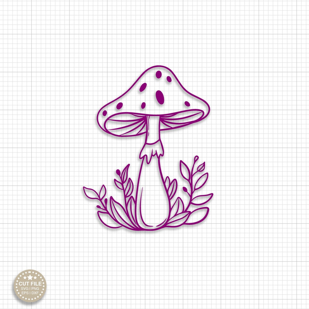 Mushroom Svg Mushroom Shirt Svg Cute Mushroom Svg Aesthetic Etsy