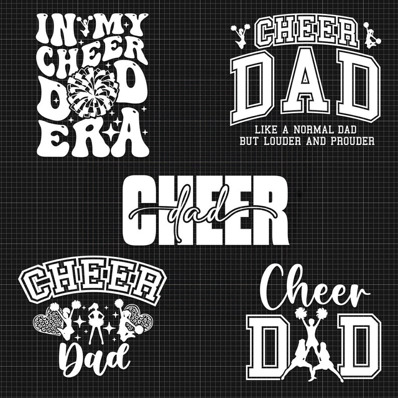 Cheer Dad Svg Cheer Dad Dad Svg Cheer Svg Cheer Dad Shirt Cheerleader Svg Sports Dad  Cheer Shirt Svg Cheer Png Cheer Clipart Fathers Day Svg Happy fathers day svg Fathers day gift Gift for dad