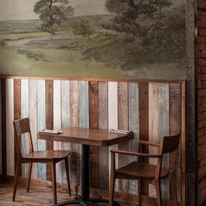 Whispers of the countryside wallpaper, Pastoral scene decor, Soft nature decor, Earthy tones mural 97