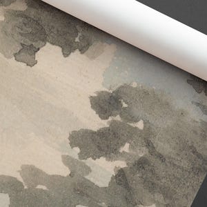 Romantic Watercolor Trees Removable Wallpaper For Bedrooms, Landscape For Artistic And Whimsical Interiors 09 immagine 4