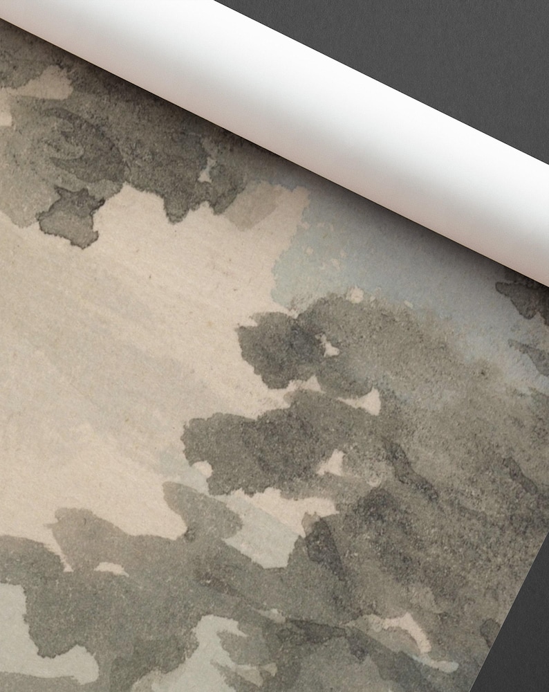 Romantic Watercolor Trees Removable Wallpaper For Bedrooms, Landscape For Artistic And Whimsical Interiors 09 immagine 4
