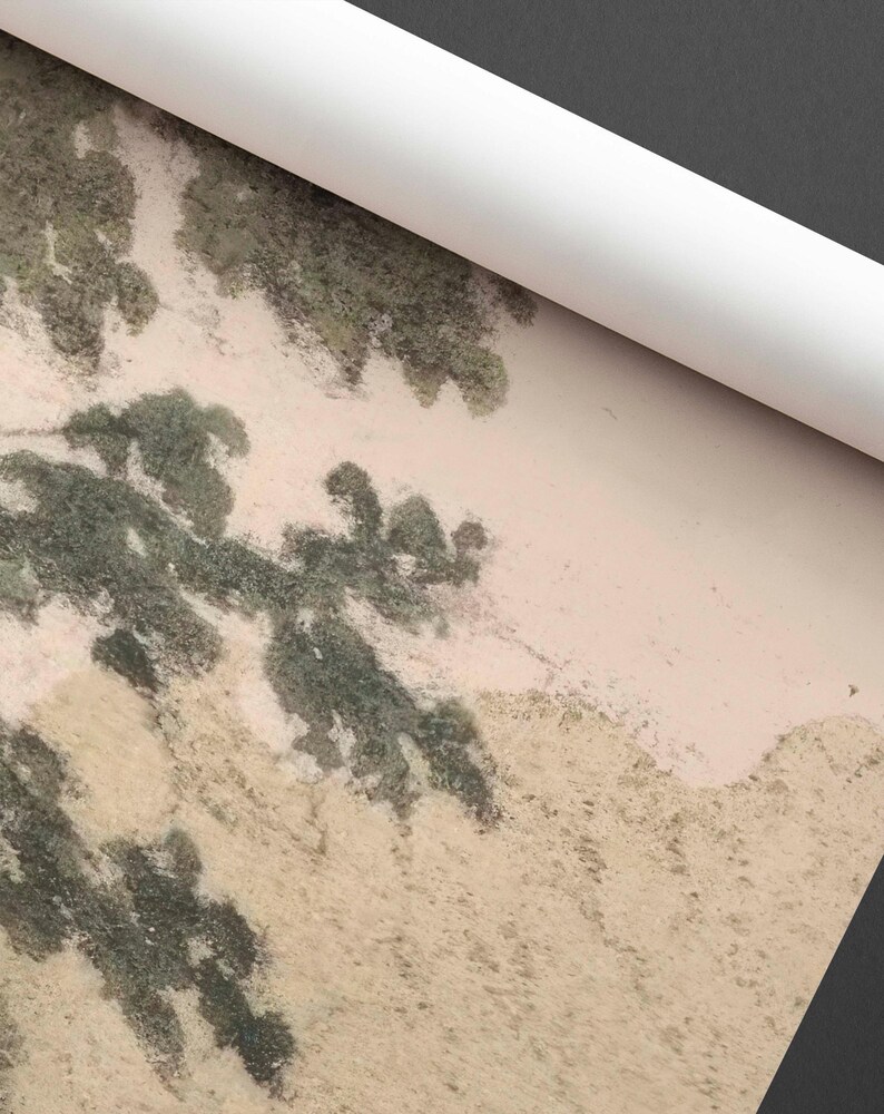 Vintage countryside decor, Tree landscape wallpaper, Pastoral wall art, Classic countryside mural 101 image 4