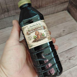Fertilizante Líquido de Humus de Lombriz Ecológico – 500 ml - Abono Natural Concentrado