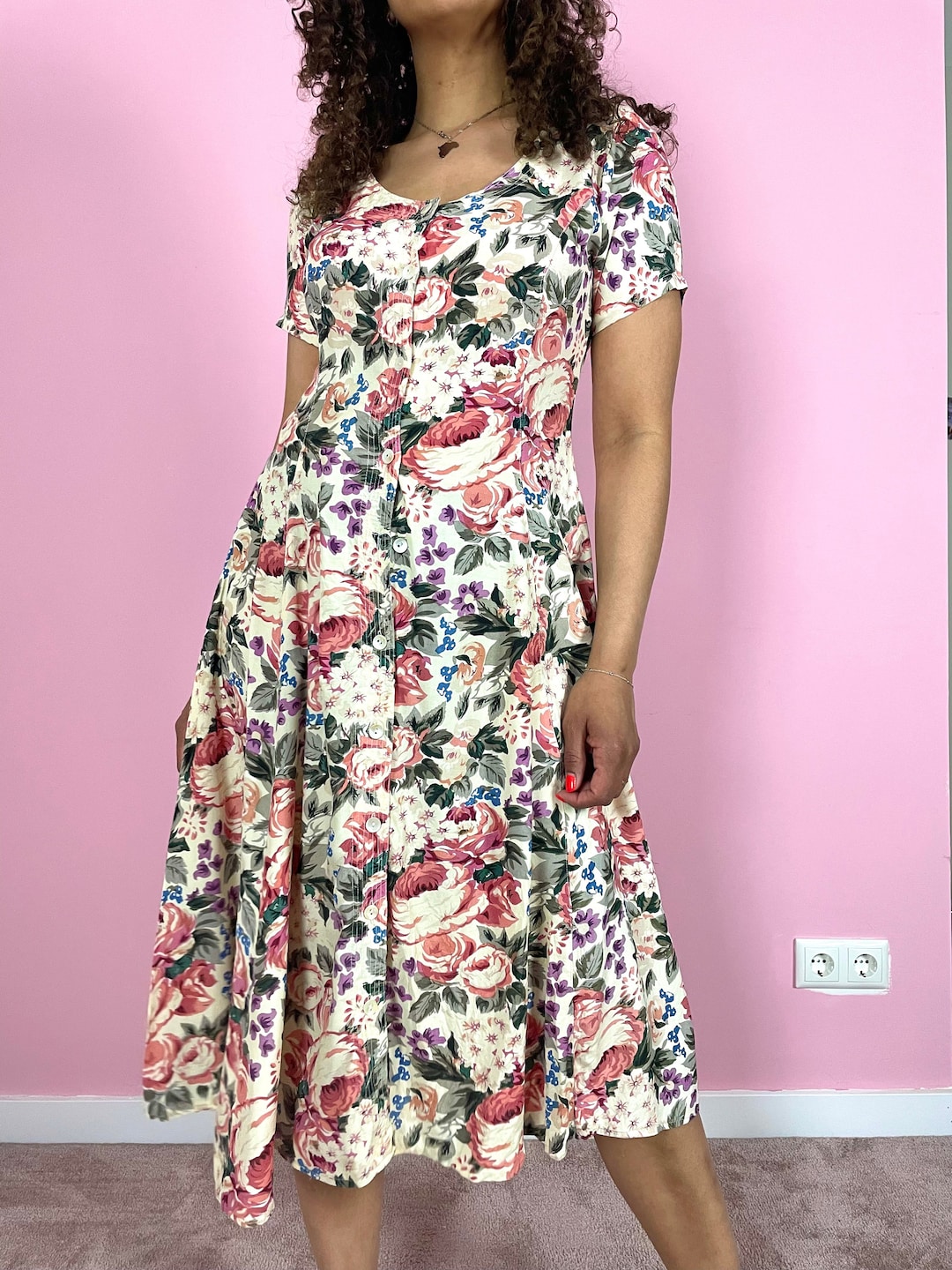 Ready to ship sale two piece floral cotton Vintage Lovers outfit sale