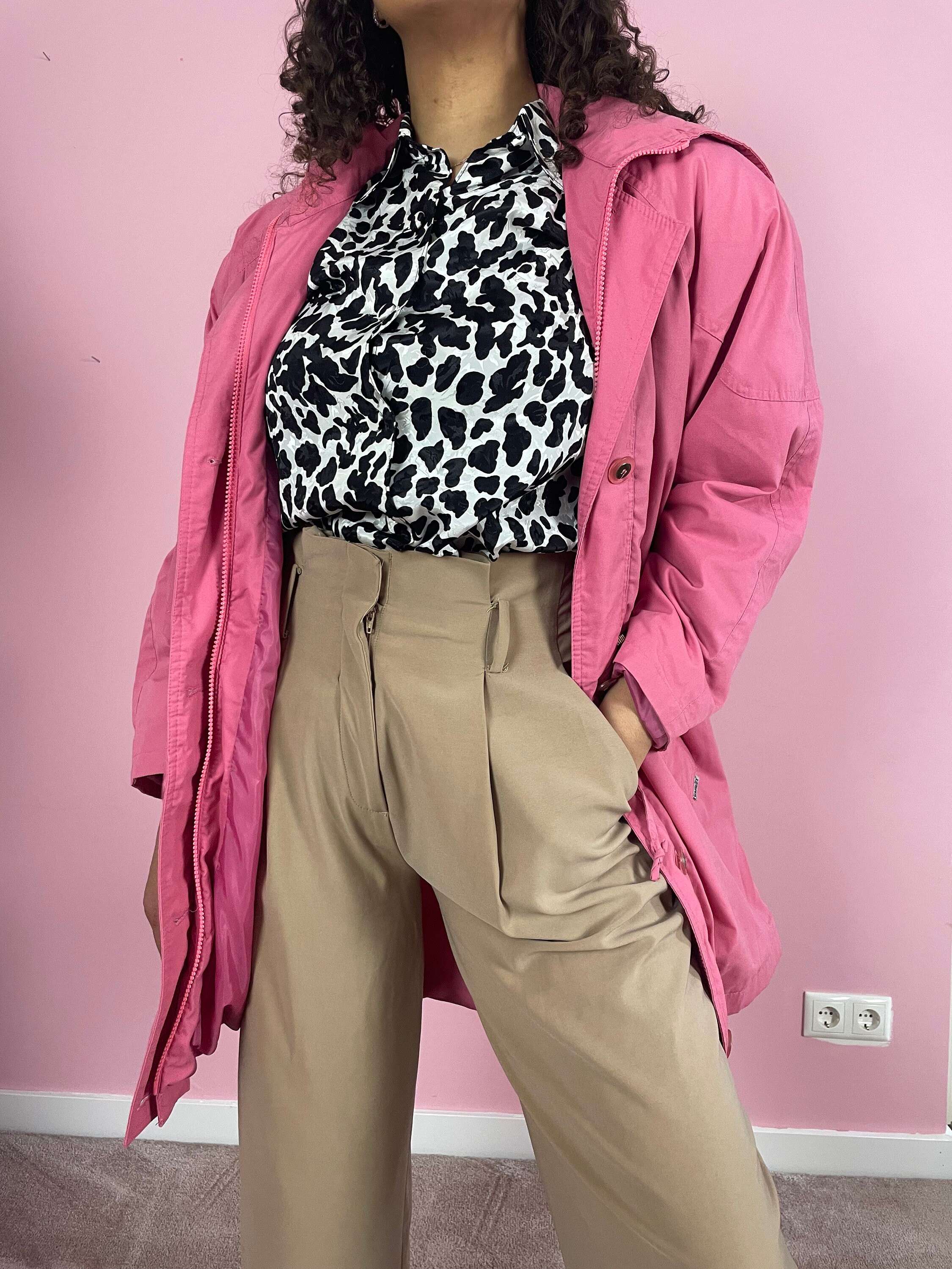 Parka rosa best sale
