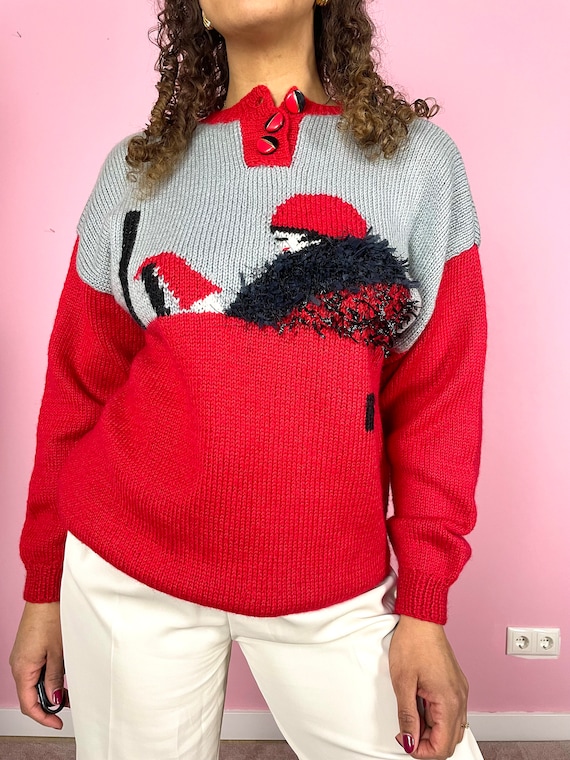 Vintage eighties sweater | vogue stijl | woman dr… - image 2