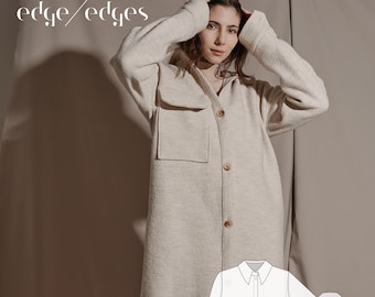 out of size coat - sewing pattern