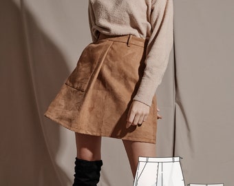 Big pocket skirt - sewing pattern