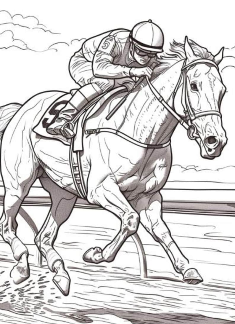 Horse Colouring Pages,40 Amazing Horse Designs, Over 20 Different ...