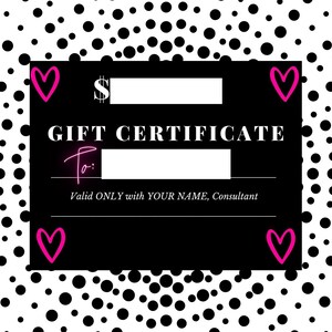 Gift Certificate