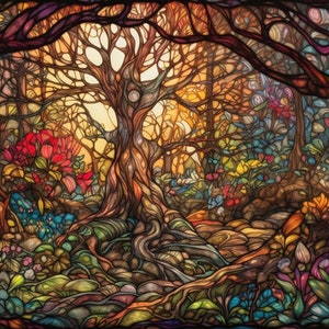 5 Enchanted Forest Wallpaper | Printable Art | Digital Art | Digital ...