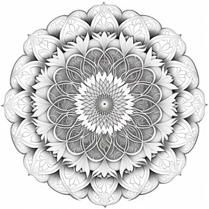12 Page Printable Mandala Coloring Book - Mandala Pattern - Coloring Books For Adults - Instant Digital Download - PDF