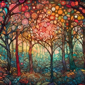5 Enchanted Forest Wallpaper | Enchanted Forest Printable Art | Digital ...
