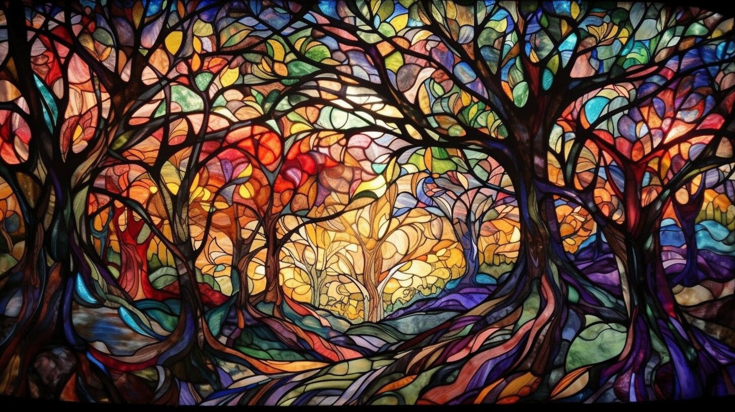 5 Enchanted Forest Wallpaper | Enchanted Forest Printable Art | Digital ...
