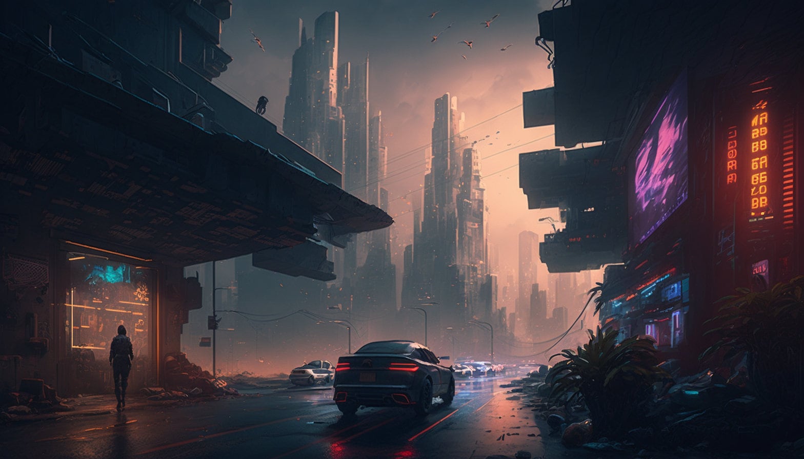 Cyberpunk Wallpaper, 5 Cyberpunk Digital Wallpaper Images, Cyberpunk