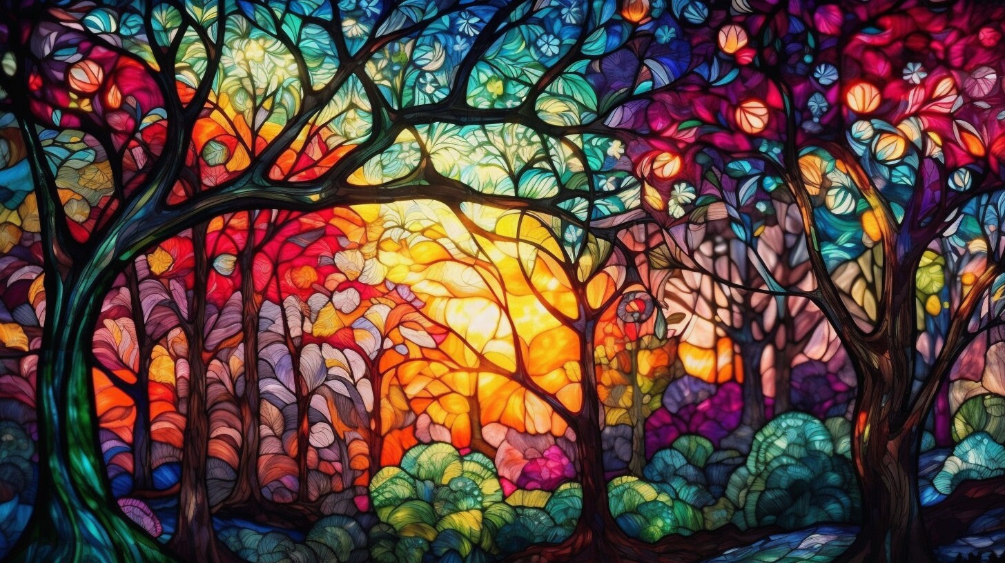5 Enchanted Forest Wallpaper | Printable Art | Digital Art | Digital ...