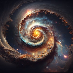 Pack of 5 Galaxies #2 - Digital Art