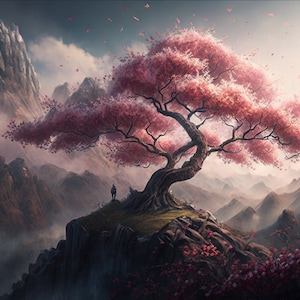 5 Kirschblüten Baum Wallpaper, Kirschblüten Baum Wallpaper, Sakura Baum Wallpaper, 8k Destop Wallpaper, Desktop-Hintergrund