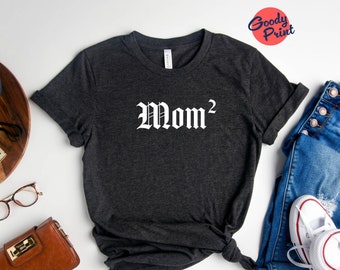 Goth Mom Squared T-Shirt, Math Mom Gift