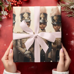 Black Nutcracker, african american nutcracker gift wrap wrapping paper