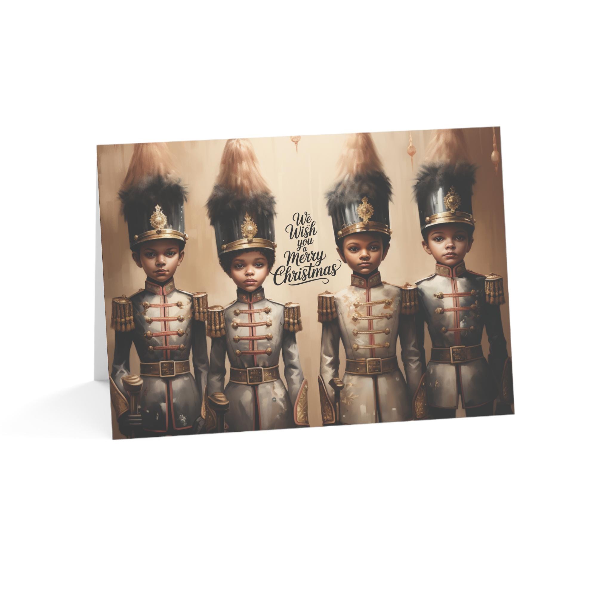 Black Nutcracker Christmas Cards: Afrocentric Holiday Greeting