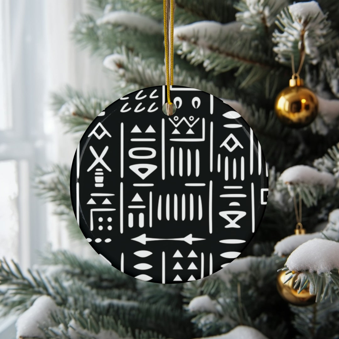Mud Cloth Print Ornaments African Ornaments Black African Decoration
