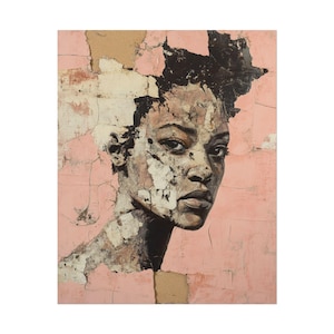 Black Woman Afrocentric Art Print: African American Culture Gallery Wall Decor