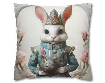 Nutcracker Easter Throw Pillow Cover Easter Holiday Decor Nursery Decoration Holiday Toddler Gifts Baby Easter Gifts Unique Holiday Gifts