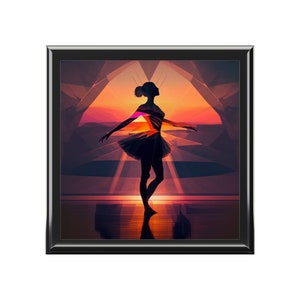 Ballerina Schmuckschatulle, Mädchen Schmuckschatulle Schmuck Aufbewahrung, Ballerina Geschenke, Erinnerungsbox, Ballettgeschenke für Mädchen Geburtstag Weihnachtsgeschenke