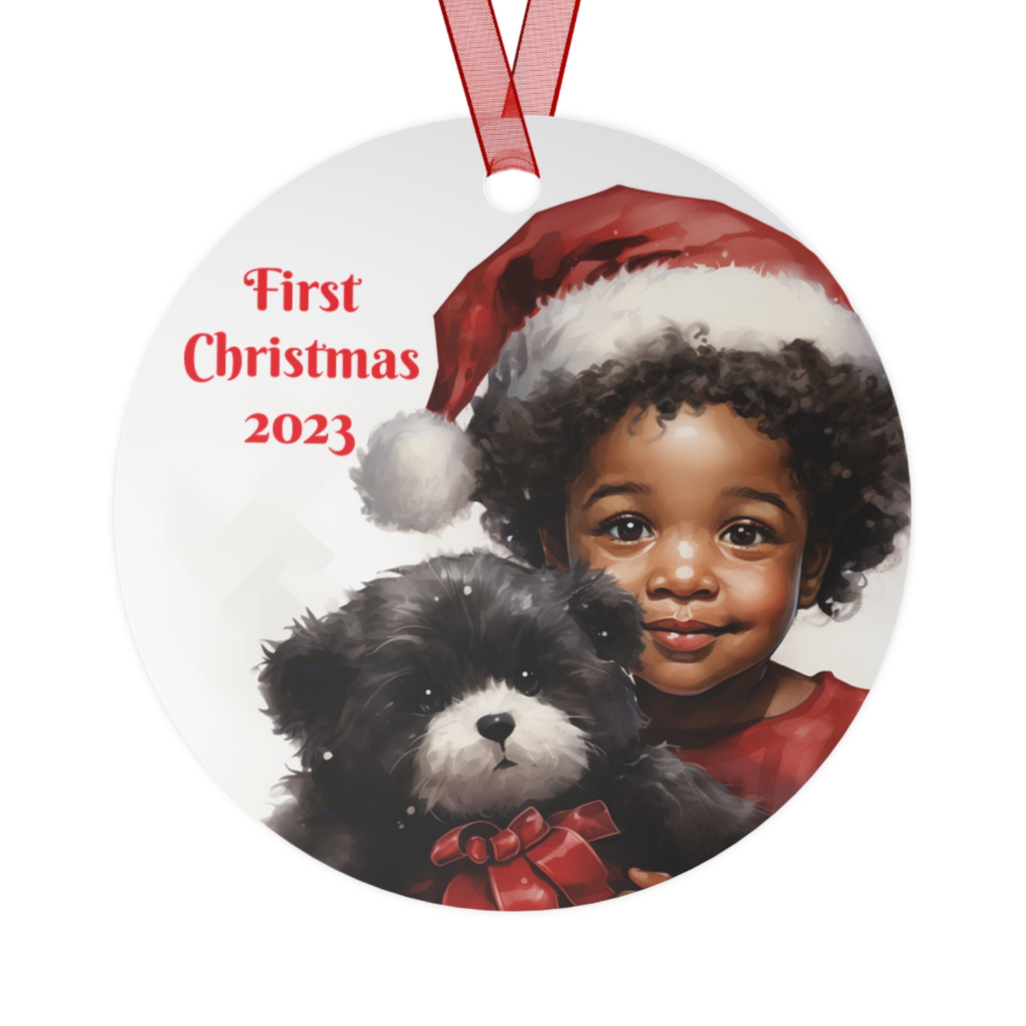African American Babys First Christmas Ornament 2023 Baby 1st Etsy