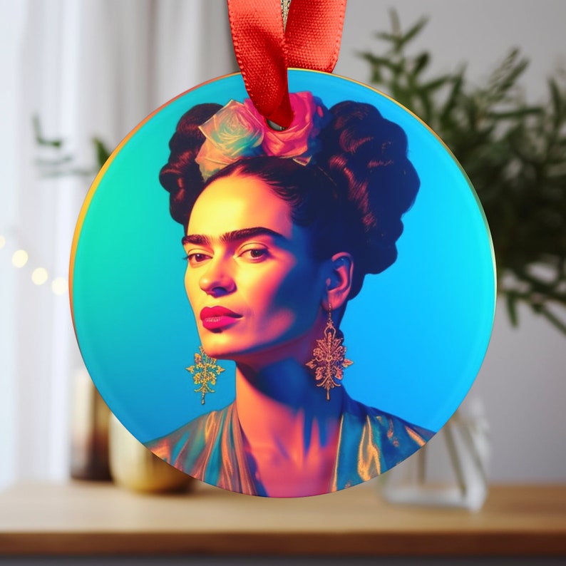 Frida Kahlo Mexican Ornament Frida Kahlo Christmas Gifts Mexican Art ...
