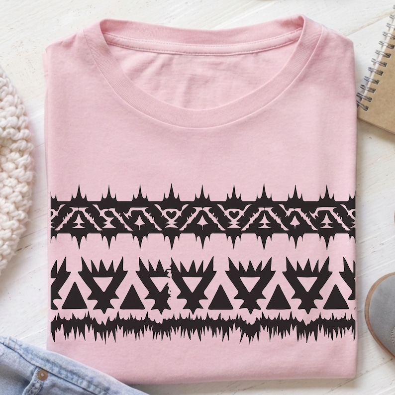 Aztec Tribal Border SVG Bundle, Geometric Designs (digital Download ...