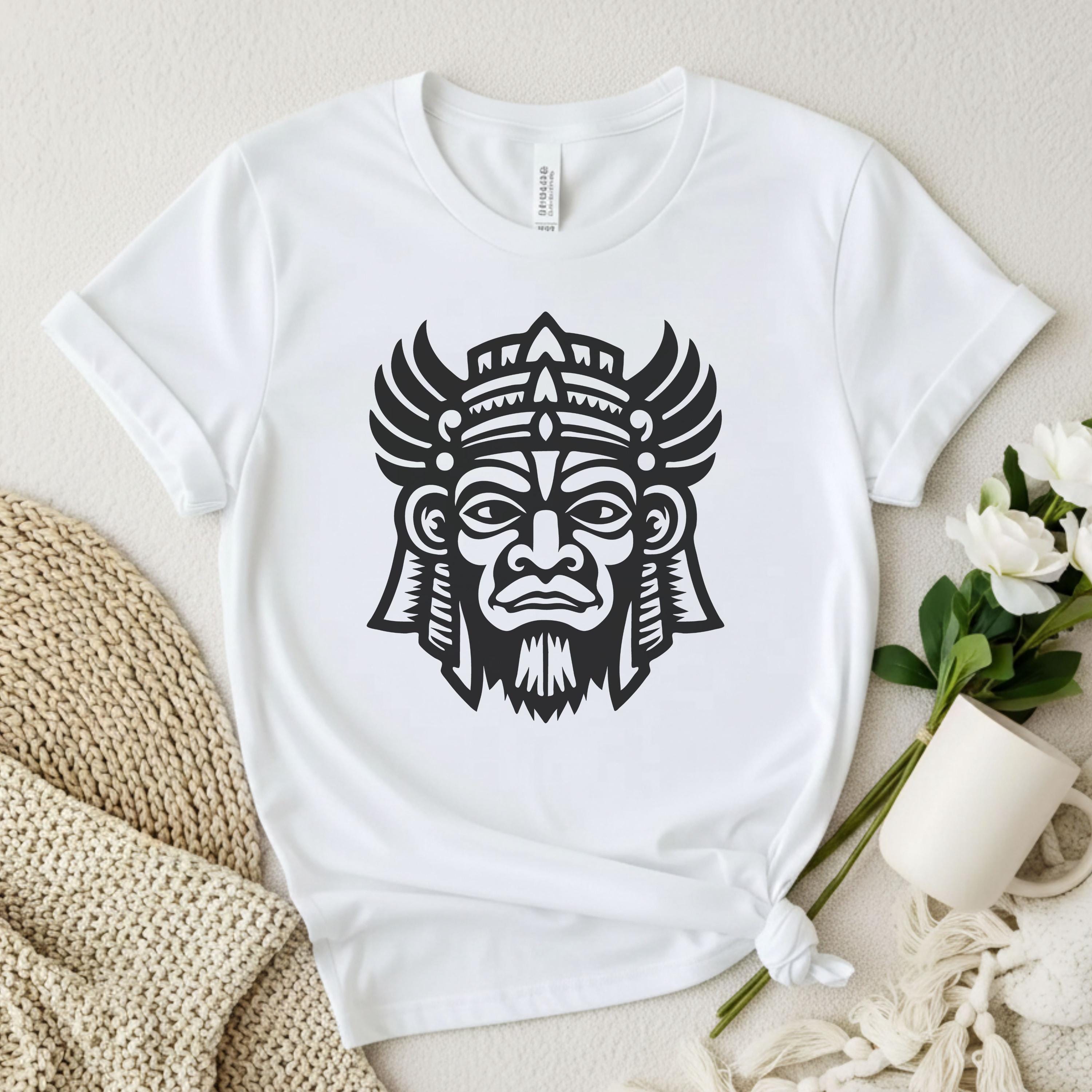 Aztec Tribal Heads Clipart, SVG PNG Bundle (digital Download) - Etsy