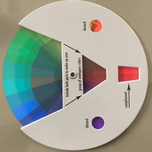 Ver 2.0 Printable color wheel, Printable Color Wheel, Easy to Use, Beautiful, Editable, Color Scheme, Color Combinations, Color Wheel