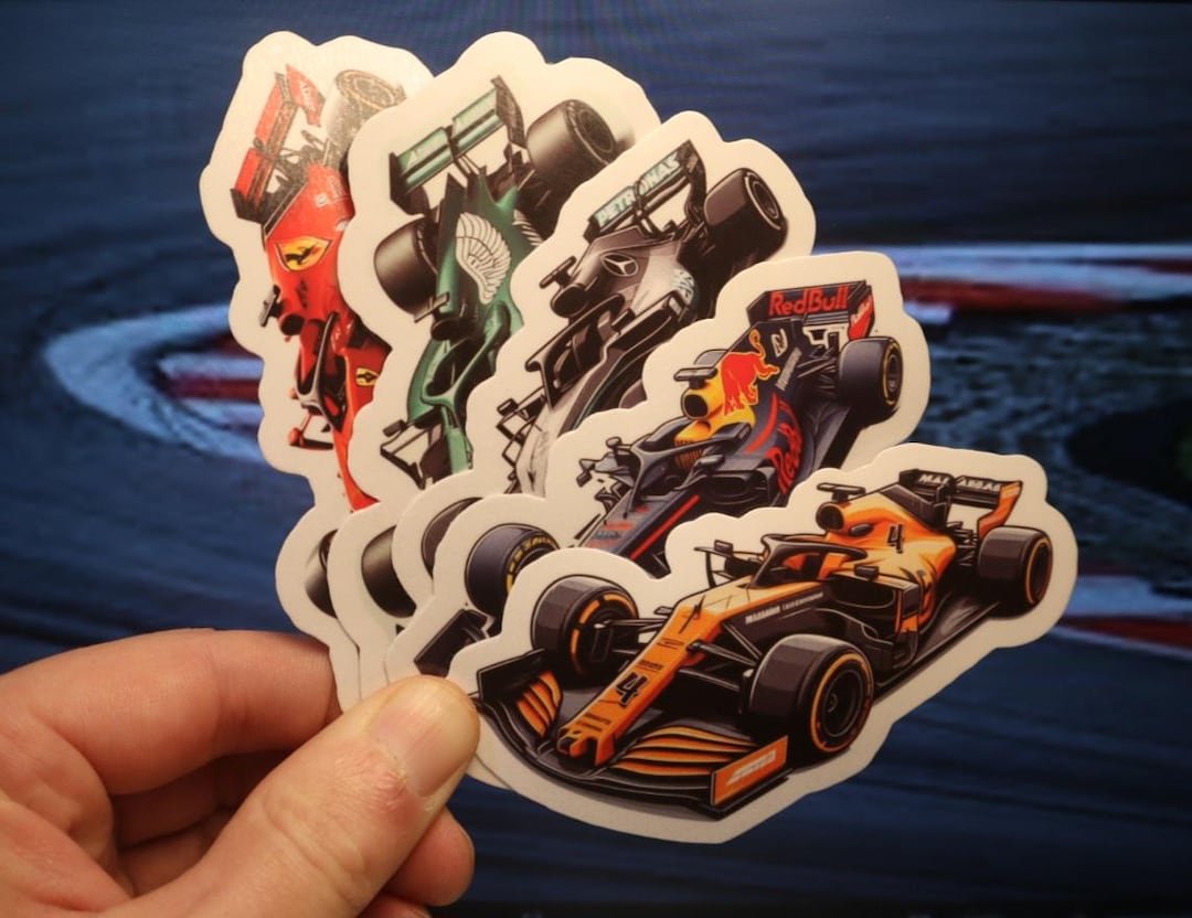 F1 Fan Sticker F1 Car Stickers, Motor Sports Fans, Gifts for Motor Sport, Car Racing ...