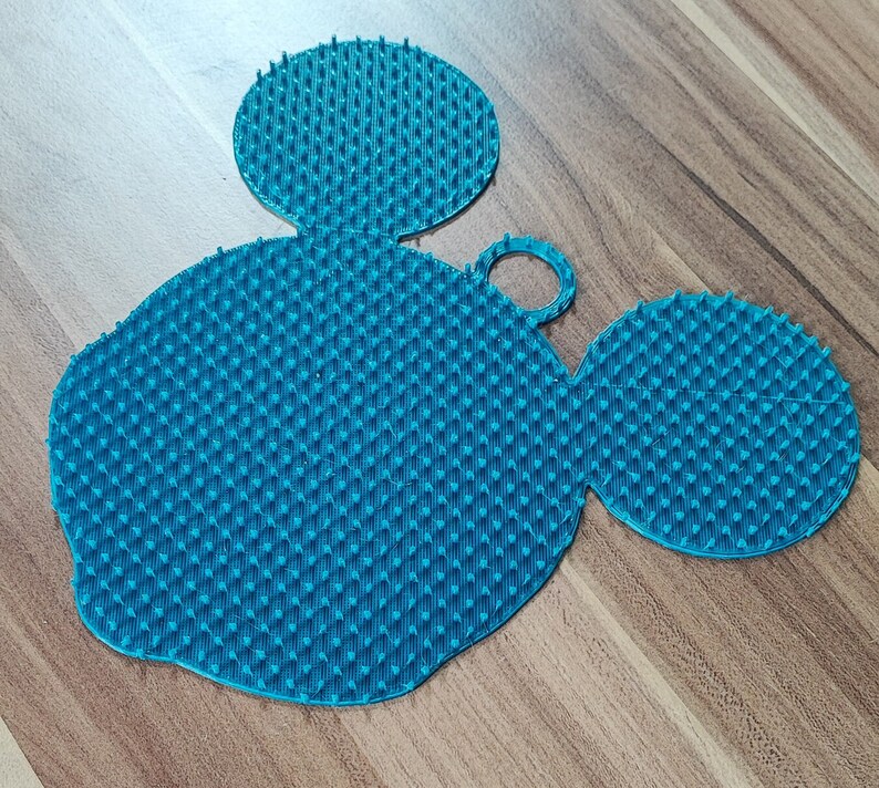 Mickey Mouse Jumbo Perlerboard Ideal for Mini Beads, Hama Beads, Perler