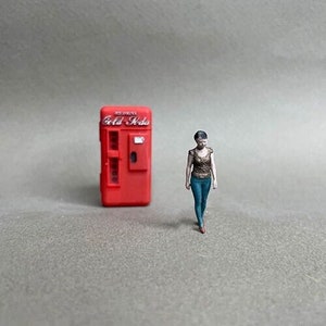 1/64 diorama personas chica en camiseta